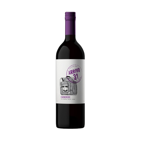 Vinho seco carmenere arrivo 31 750ml