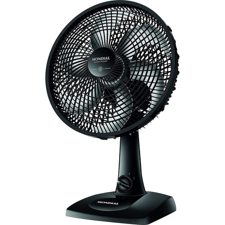 Ventilador Mondial Super Power VSP-30-B 127V - Diâmetro de 30cm - 3 Velocidades - Hélice com 6 Pás