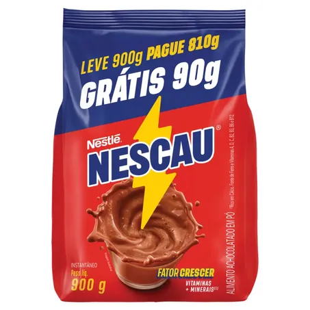 ACHOCOLATADO EM PO NESCAU SACHE LV990G PG900G