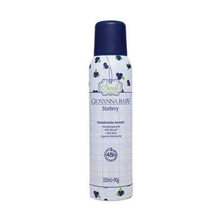 DESODORANTE GIOVANNA BABY 150ML AERO BLUEBERRY