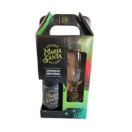 KIT CERVEJA MARIA SANTA APA 500ML+TAÇA