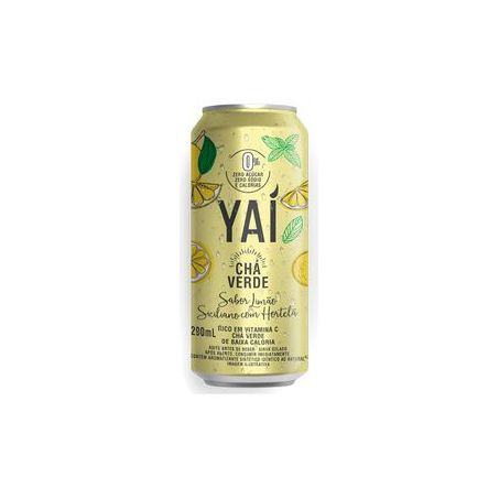 Cha Verde Yai 290ml Lata Limao Siciliano Hortela