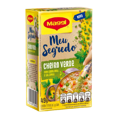 MAGGI MEU SEGREDO TEMPERO CHEIRO VDE 49G