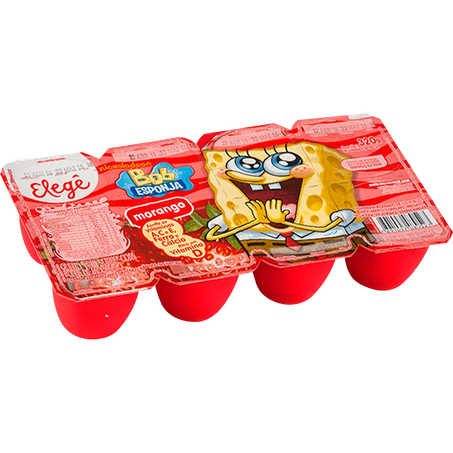 Iogurte elege bob esponja morango 320g