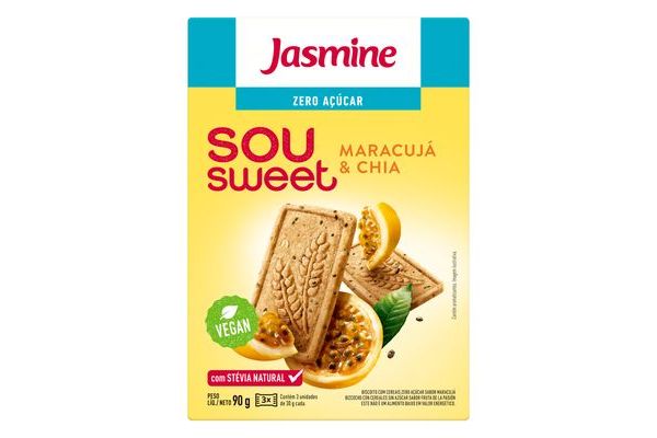 Bisc Sou Sweet Jasmine Z/a 75g Maracuja/chia | HORTIFRUTI HITOMIX