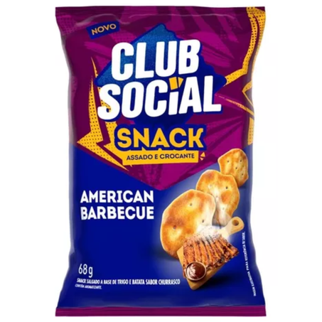 Snack club social 68g american barbecue