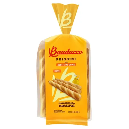 Biscoito Grissini Bauducco com Azeite Oliva 150g