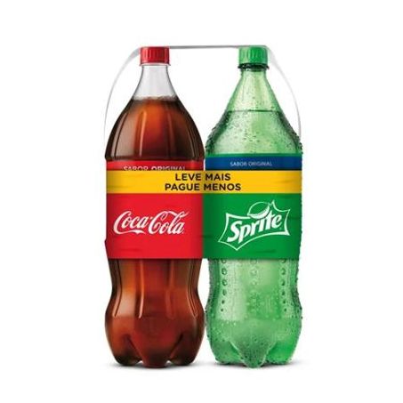 Kit refri coca-cola e sprite 2l