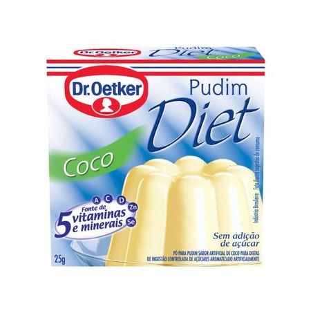 Pudim dr.oetker diet coco caixa 25g