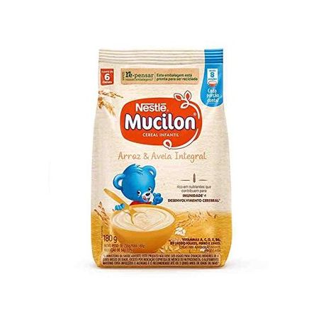 Cereal mucilon nestle arroz & aveia 180g
