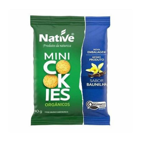 Cookies Native Baunilha Orgânico 40g