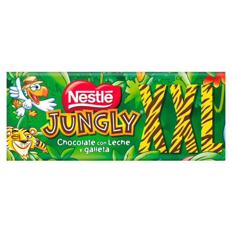 CHOCOLATE NESTLE JUNGLY AO LEITE COM BISCOITO 235G