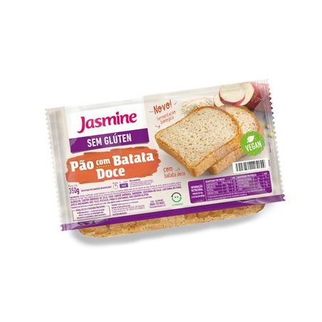 PÃO JASMINE SEM GLÚTEN BATATA DOCE 350G