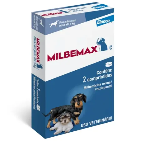 Milbemax cao 2cmp ate 5kg