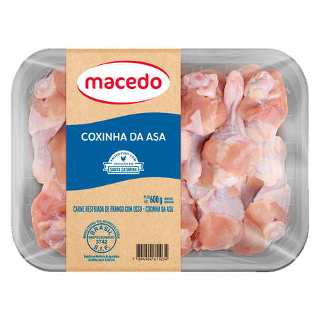 Coxinha da Asa de Frango Macedo 600g