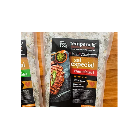 Sal parrilla temperalle 320g chimichurri