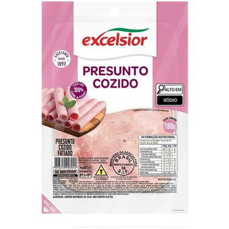 Presunto excelsior fatiado 180g