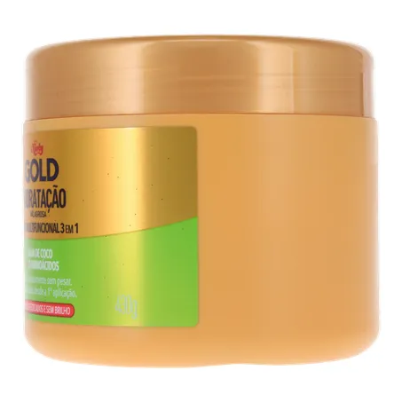 Creme de Tratamento Niely Gold Água de Coco 430g 360-6