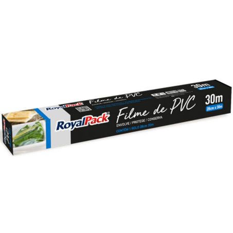Filme pvc royalpack 28cmx30mt un