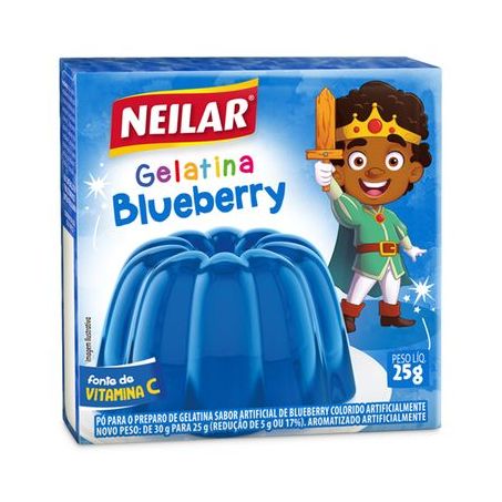 Gelatina em po blueberry neilar 20g