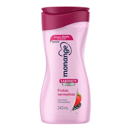 SABONETE MONANGE LIQUIDO FRU VERM 240ML