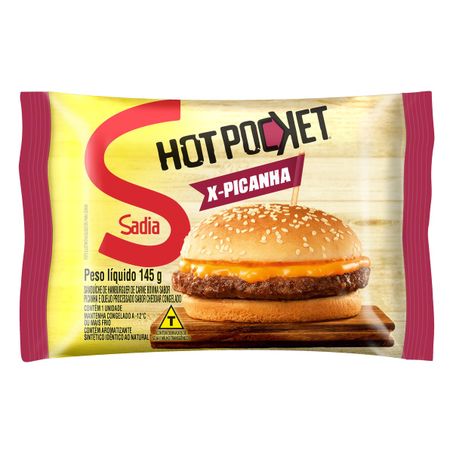 SANDUÍCHE CONGELADO X-PICANHA SADIA HOT POCKET
