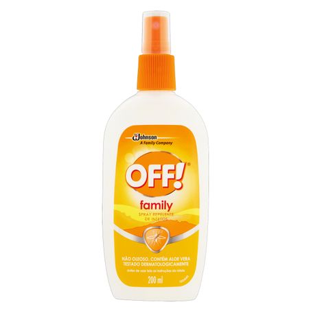 REPELENTE SPRAY OFF! FAMILY FRASCO 200ML