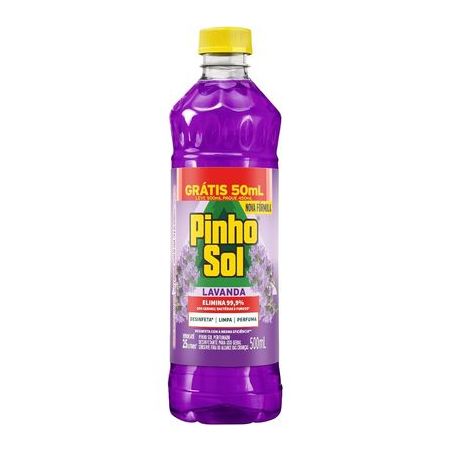 DESINF PINHO SOL PT 500 ML LAVANDA