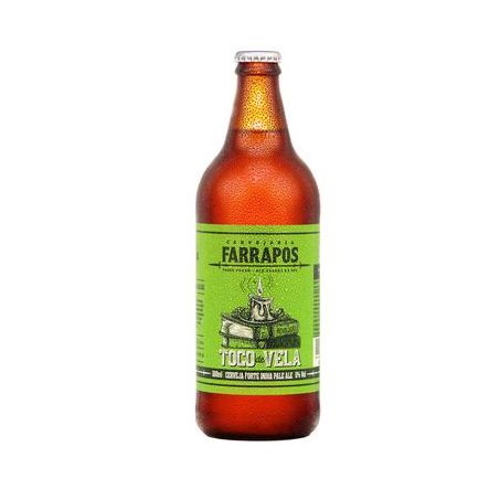 Cerveja farrapos toco de vela ipa 355ml