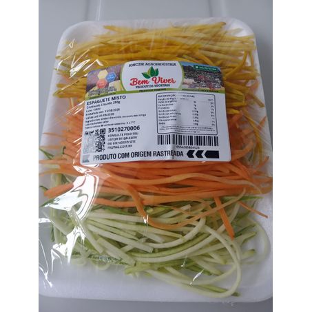 Espaguete misto higienizado bem viver 250g
