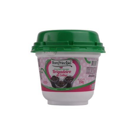 Doce Bom Princípio Sabor Chocolate Brigadeiro de Colher Pote 350gr 360-2