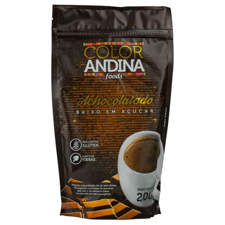 ACHOCOLATADO BAIXO EM AÇÚCAR 200G COLOR ANDINA FOODS