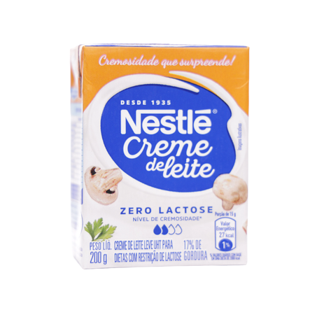 Creme De Leite Leve Zero Lactose Nestlé 200G 360-58
