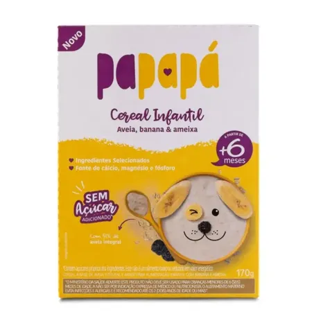 CEREAL INF. PAPAPA AVEIA 170G BANANA/AMEIXA