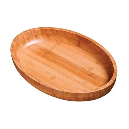 GAMELA MOR 33X23CM OVAL BAMBOO
