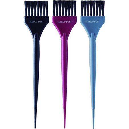KIT MARCO BONI PINCÉIS PARA TINTA DE CABELO CORES VARIADAS 3 UNIDADES