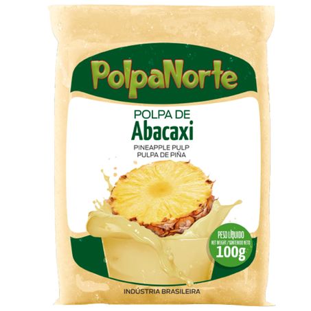 Polpa De Fruta Polpanorte Abacaxi 100g