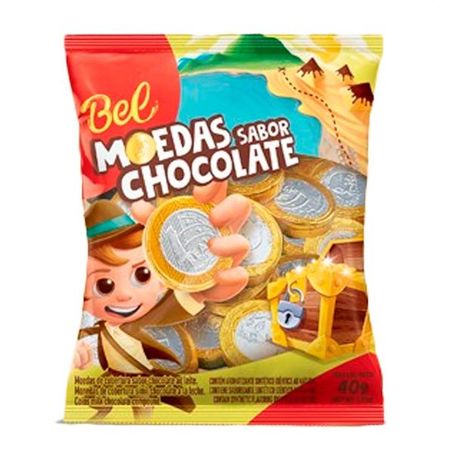 CHOCOLATE MOEDAS AO LTE BEL 40G
