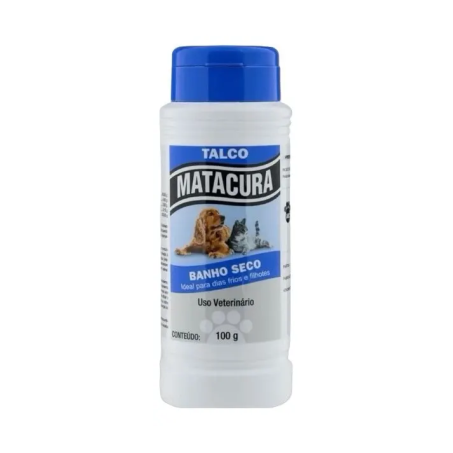 Talco matacura banho seco 100g
