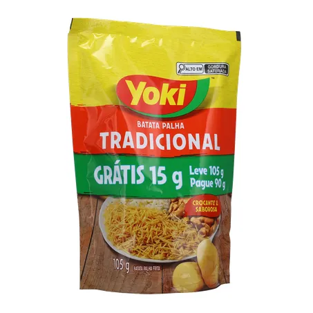 Batata Palha Yoki Tradicional Sachê 105gr 360-34