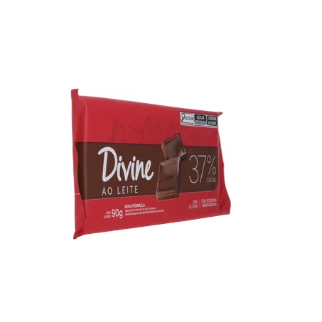 CHOCOLATE BARRA DIVINE S/GLÚTEN AO LEITE 70G 360-30