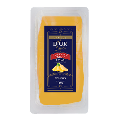 Queijo D'or Estepe Fatiado 120g