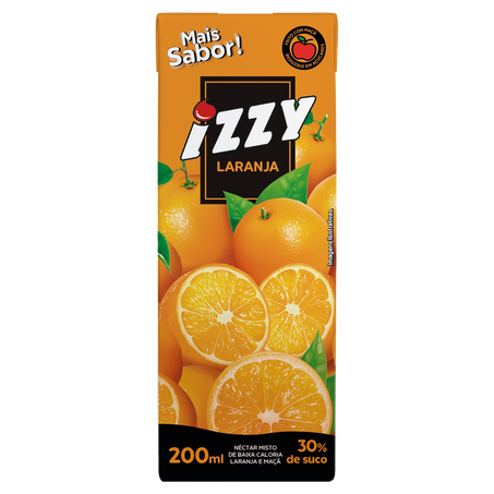 Néctar de Laranja e Maçã Izzy 200ml