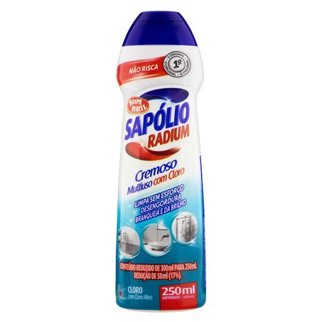 SAPONÁCEO CREMOSO MULTIUSO BOM BRIL SAPÓLIO RADIUM