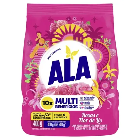 SABÃO PO ALA ROSAS E FLOR DE LIS 400G