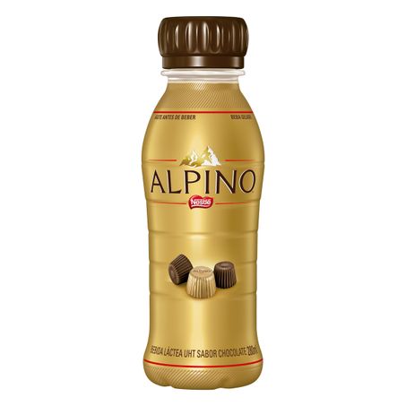 Bebida láctea uht chocolate nestlé alpino