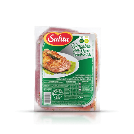 SOBREPALETA SUINA SULITA KG TEMPERADA GOURMET