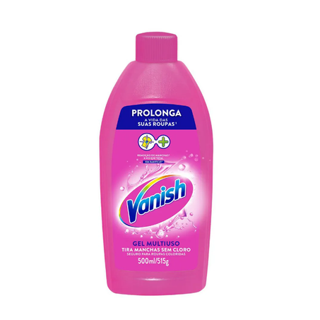 Tira Manchas Gel Vanish Roupas Coloridas Frasco 500ml