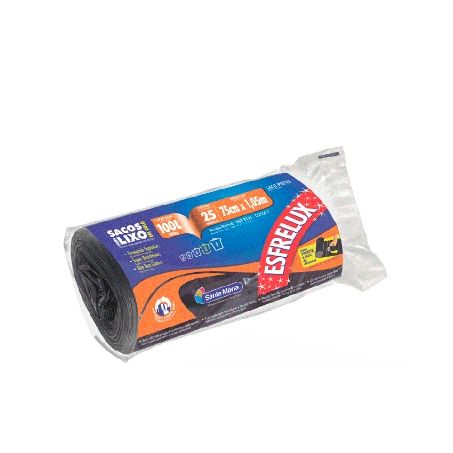 Saco de Lixo Sta Maria 100l Rolo 25 Un