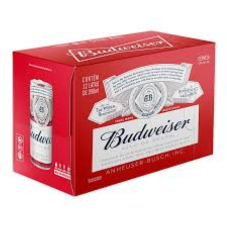 Cerveja budweiser pcc/12x350ml sleek lata pc